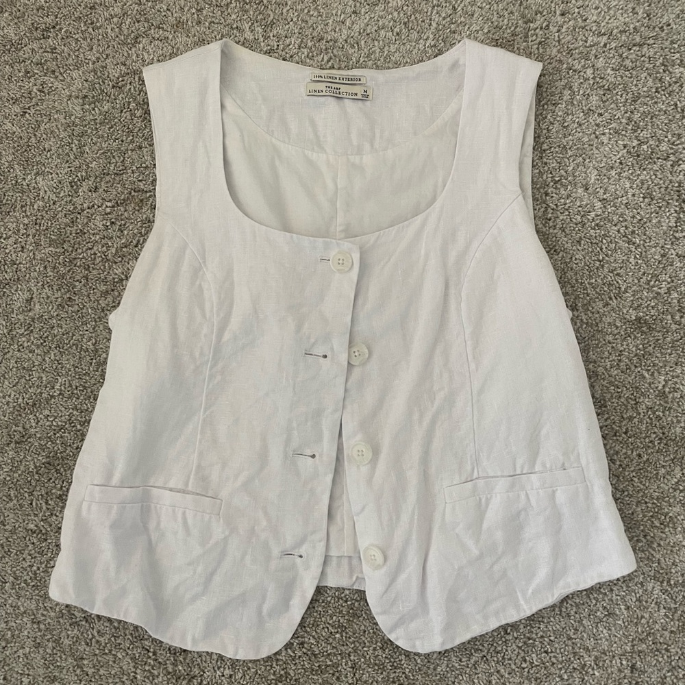 Abercrombie & Fitch Linen Vest